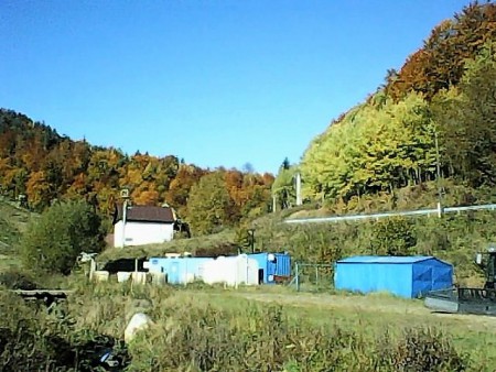 pohľad na cestu na roztoky 